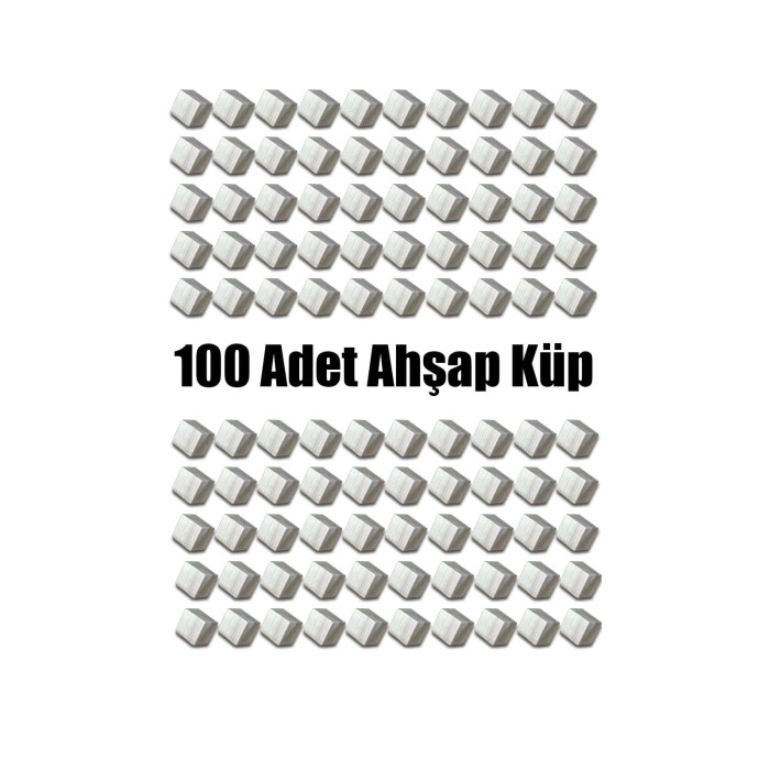 Ahşap Eğitici Küp 2*2*2 cm 100 Adet Ahşap Eğitici Küp 2*2*2 cm 100 Adet