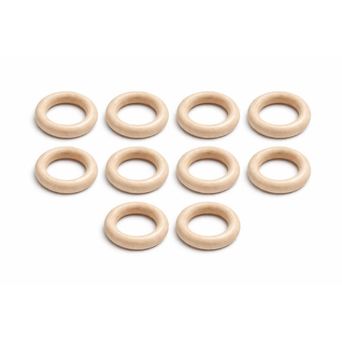 Ahşap Halka 5 cm 10 adet